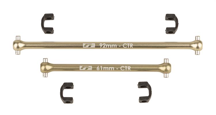 Team Associated - AE92373 - RC10B74.2 FT Center Dogbone Set, aluminum