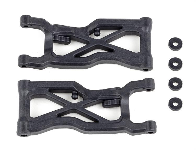 Team Associated - AE92409 - RC10B7 FT Rear Suspension Arms, carbon