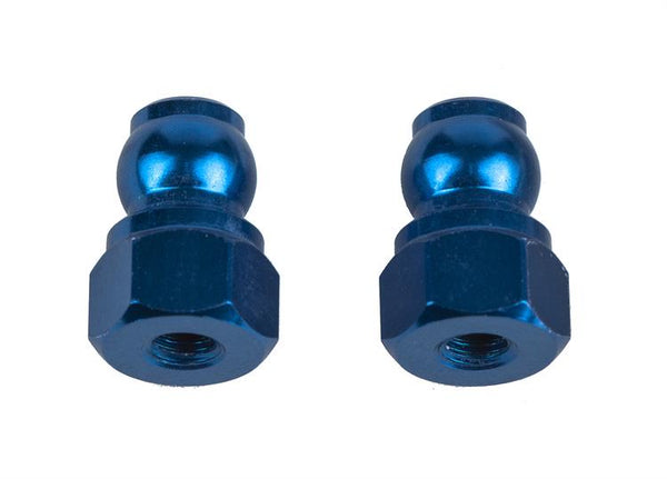 Team Associated - AE92443 - RC10B7 Shock Bushings, 8mm, blue aluminum