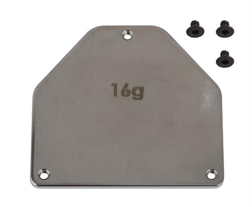 Team Associated - AE92445 - RC10B7 FT Steel Servo Weight Plate, 16g