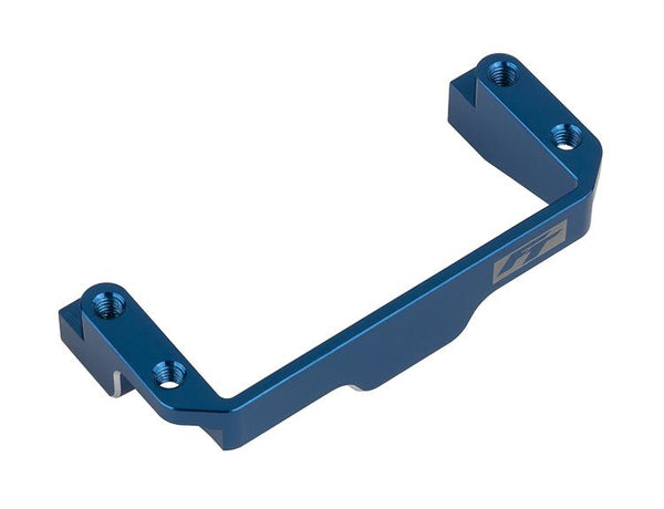 Team Associated - AE92456 - RC10B7 FT One-Piece Servo Mount, blue aluminum