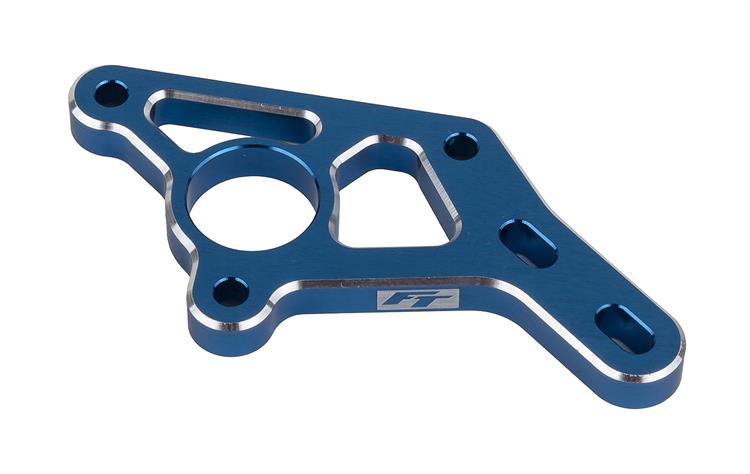 Team Associated - AE92475 - RC10B7 FT Motor Mount, blue aluminum