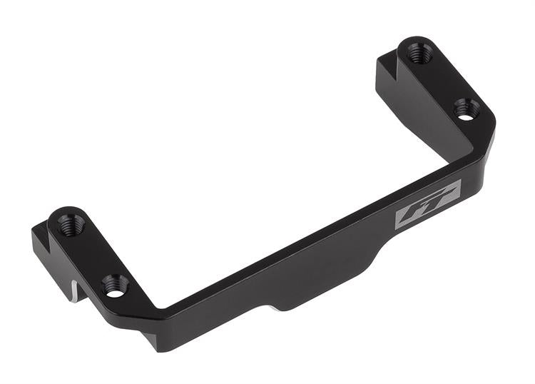 Team Associated - AE92480 - RC10B7 FT One-Piece Servo Mount, black aluminum