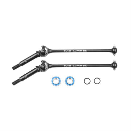 Team Associated - AE92486 - RC10B7 FT Universal Driveshaft Set, 69mm