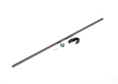 Traxxas - TRX9356 - Driveshaft, center, steel (278mm)/ pin/ support, center driveshaft/ 5x11x4 bearing