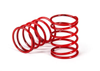 Traxxas - TRX9361 - Springs, shock (red) (1.029 rate) (2)