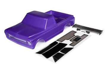 Traxxas - TRX9411P - Body, Chevrolet C10, purple (painted) (includes wing & decals) (requires #9415 series body accessories to complete body)