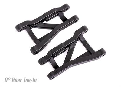 Traxxas - TRX9430 - Suspension arms, black, rear (left & right), heavy duty, 0° toe angle (2)