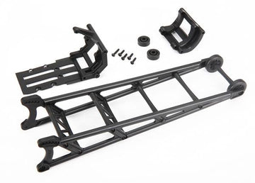 Traxxas - TRX9460 - Wheelie bar, black (assembled)/ wheelie bar mount