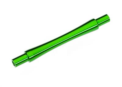 Traxxas - TRX9463G - Axle, wheelie bar, 6061-T6 aluminum (green-anodized) (1)/ 3x12 BCS (with threadlock) (2)