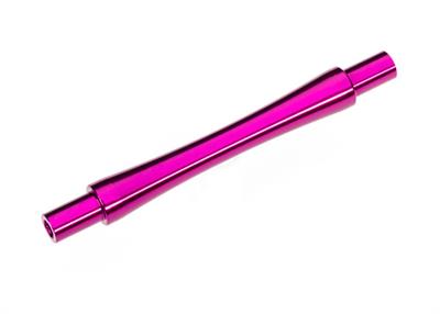 Traxxas - TRX9463P - Axle, wheelie bar, 6061-T6 aluminum (pink-anodized) (1)/ 3x12 BCS (with threadlock) (2)