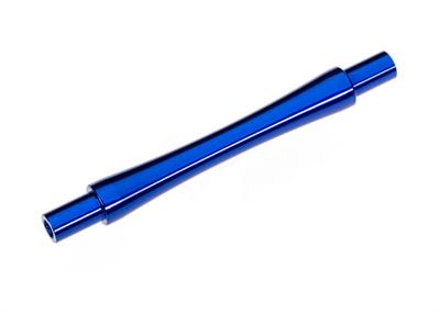 Traxxas - TRX9463X - Axle, wheelie bar, 6061-T6 aluminum (blue-anodized) (1)/ 3x12 BCS (with threadlock) (2)