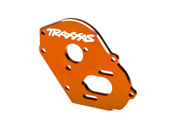 Traxxas - TRX9490A - Plate, motor, orange (4mm thick) (aluminum)/ 3x10mm CS with split and flat washer (2)