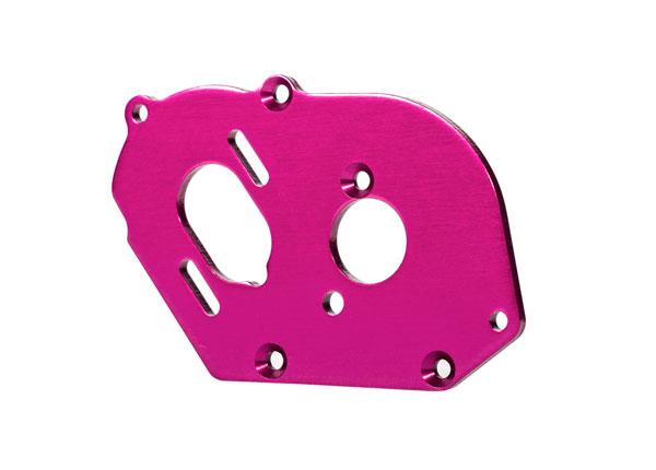 Traxxas - TRX9490P - Plate, motor, pink (4mm thick) (aluminum)/ 3x10mm CS with split and flat washer (2)