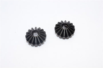STEEL LARGE BEVEL GEAR - 2PCS  (FOR TT02 / TT02B) black