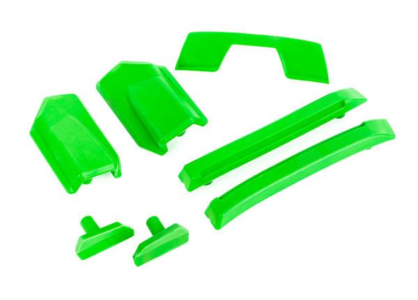 Traxxas - TRX9510G - Body reinforcement set, Green/ skid pads (roof) (fits #9511 body)