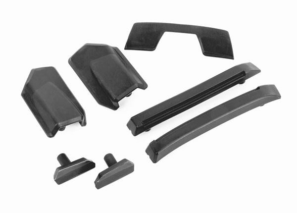 Traxxas - TRX9510 - Body reinforcement set, black/ skid pads (roof) (fits #9511 body)