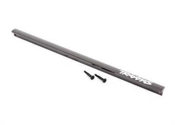 Chassis brace (T-Bar), 6061-T6 aluminum (dark titanium-anodized)/ 3x16 SS (2) (fits Sledge®)