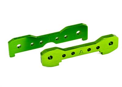 Traxxas - TRX9527G - Tie bars, front, 6061-T6 aluminum (green-anodized)