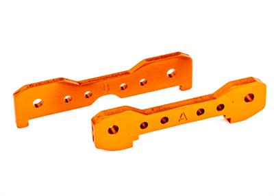 Traxxas - TRX9527T - Tie bars, front, 6061-T6 aluminum (orange-anodized)