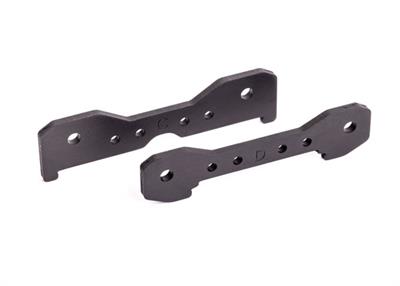 Tie bars, rear, 6061-T6 aluminum (dark titanium-anodized)
