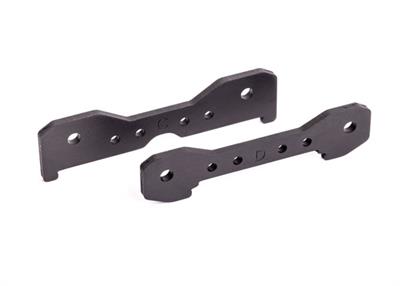 Traxxas - TRX9528A - Tie bars, rear, 6061-T6 aluminum (dark titanium-anodized)