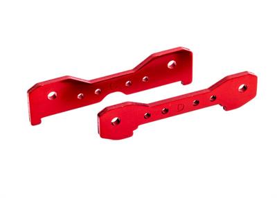 Traxxas - TRX9528R - Tie bars, rear, 6061-T6 aluminum (red-anodized)