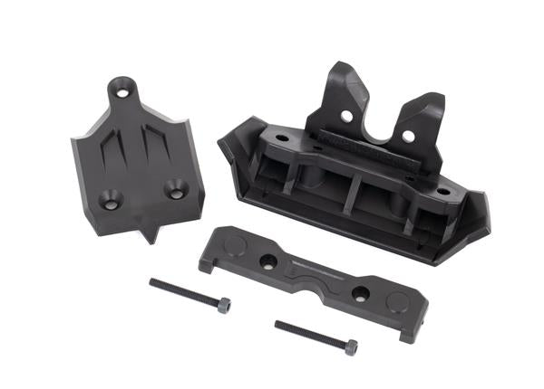 Traxxas - TRX9535 - Bumper, front/ skidplate, front/ tie bar mount, front/ 3x25 CS (2)