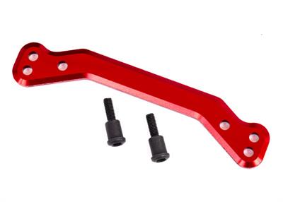 Traxxas - TRX9546R - Draglink, steering, 6061-T6 aluminum (red-anodized)/ 3x14mm SS (2)