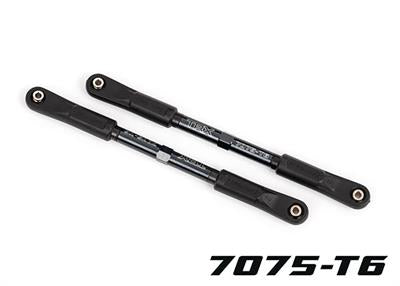 Traxxas - TRX9548A - Camber links, rear, Sledge® (TUBES dark titanium-anodized, 7075-T6 aluminum, stronger than titanium) (144mm) (2)/ rod ends, asse