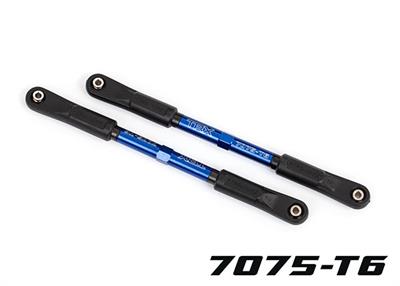 Traxxas - TRX9548X - Camber links, rear, Sledge® (TUBES blue-anodized, 7075-T6 aluminum, stronger than titanium) (144mm) (2)/ rod ends, assembled wit