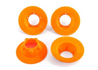 Traxxas - TRX9569T - Wheel covers, orange (4) (fits #9572 wheels)