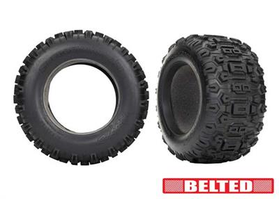 Traxxas  - TRX9571 - Tires, Sledgehammer® (belted) (2)/ foam inserts (2)