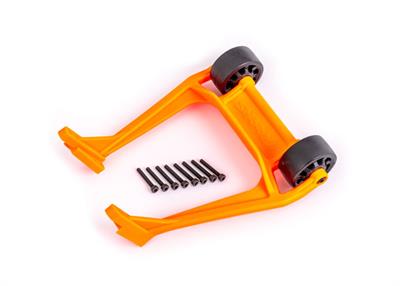 Traxxas - TRX9576T - Wheelie bar, orange (assembled)/ 3x20 CS (8)