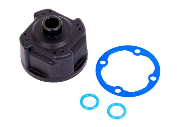 Traxxas - TRX9581 - Carrier, differential/ differential bushing (metal)/ o-rings (2)/ ring gear gasket
