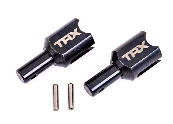 Traxxas - TRX9583X - Differential output cup, front or rear (hardened steel, heavy duty) (2)/ 2.5x12mm pin (2)