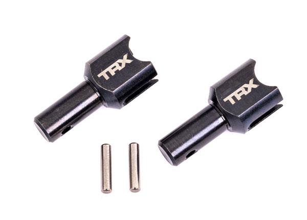 Traxxas - TRX9586X - Differential output cup, center (hardened steel, heavy duty) (2)/ 2.5x12mm pin (2)