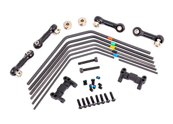 Traxxas - TRX9595 - Sway bar kit, Sledge® (front and rear) (includes front and rear sway bars and linkage)