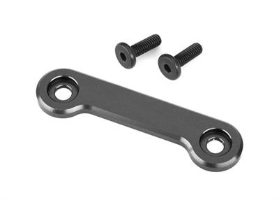 Traxxas - TRX9617A - Wing washer, 6061-T6 aluminum (dark-titanium anodized) (1)/ 4x12mm FCS (2)