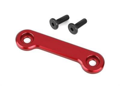 Traxxas - TRX9617R - Wing washer, 6061-T6 aluminum (red-anodized) (1)/ 4x12mm FCS (2)