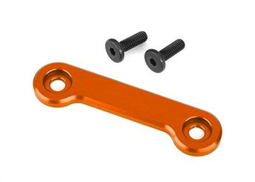 Traxxas - TRX9617T - Wing washer, 6061-T6 aluminum (orange-anodized) (1)/ 4x12mm FCS (2)