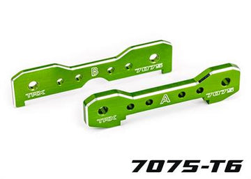 Traxxas - TRX9629G - Tie bars, front, 7075-T6 aluminum (green-anodized) (fits Sledge®)