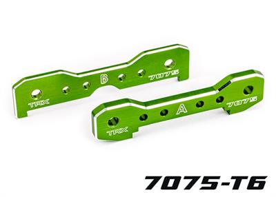 Tie bars, front, 7075-T6 aluminum (green-anodized) (fits Sledge®)