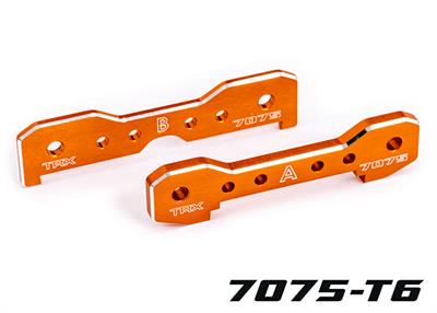 Tie bars, front, 7075-T6 aluminum (orange-anodized) (fits Sledge®)