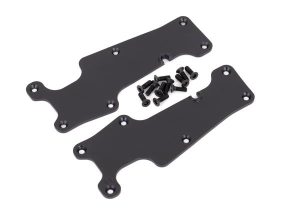 Traxxas - TRX9633 - Suspension arm covers, black, front (left and right)