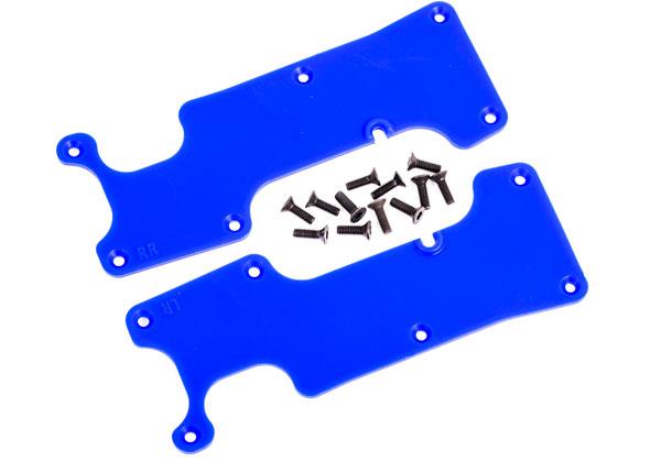 Traxxas - TRX9634X - Suspension arm covers, blue, rear (left and right)