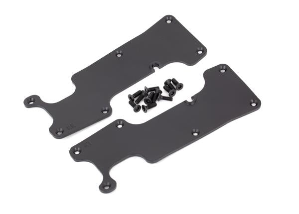 Traxxas - TRX9634 - Suspension arm covers, black, rear (left and right)