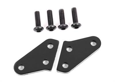 Traxxas - TRX9635A - Steering block arms (aluminum, dark titanium-anodized) (2) (fits