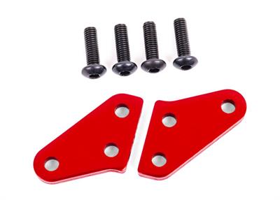 Traxxas - TRX9636R - Steering block arms (aluminum, red-anodized) (2) (fits #9635 series & 9637 series steering blocks)