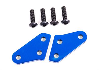 Traxxas - TRX9636X - Steering block arms (aluminum, blue-anodized) (2) (fits